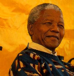 Nelson Mandela, first Prize winner of the Ludovic-Trarieux Prize